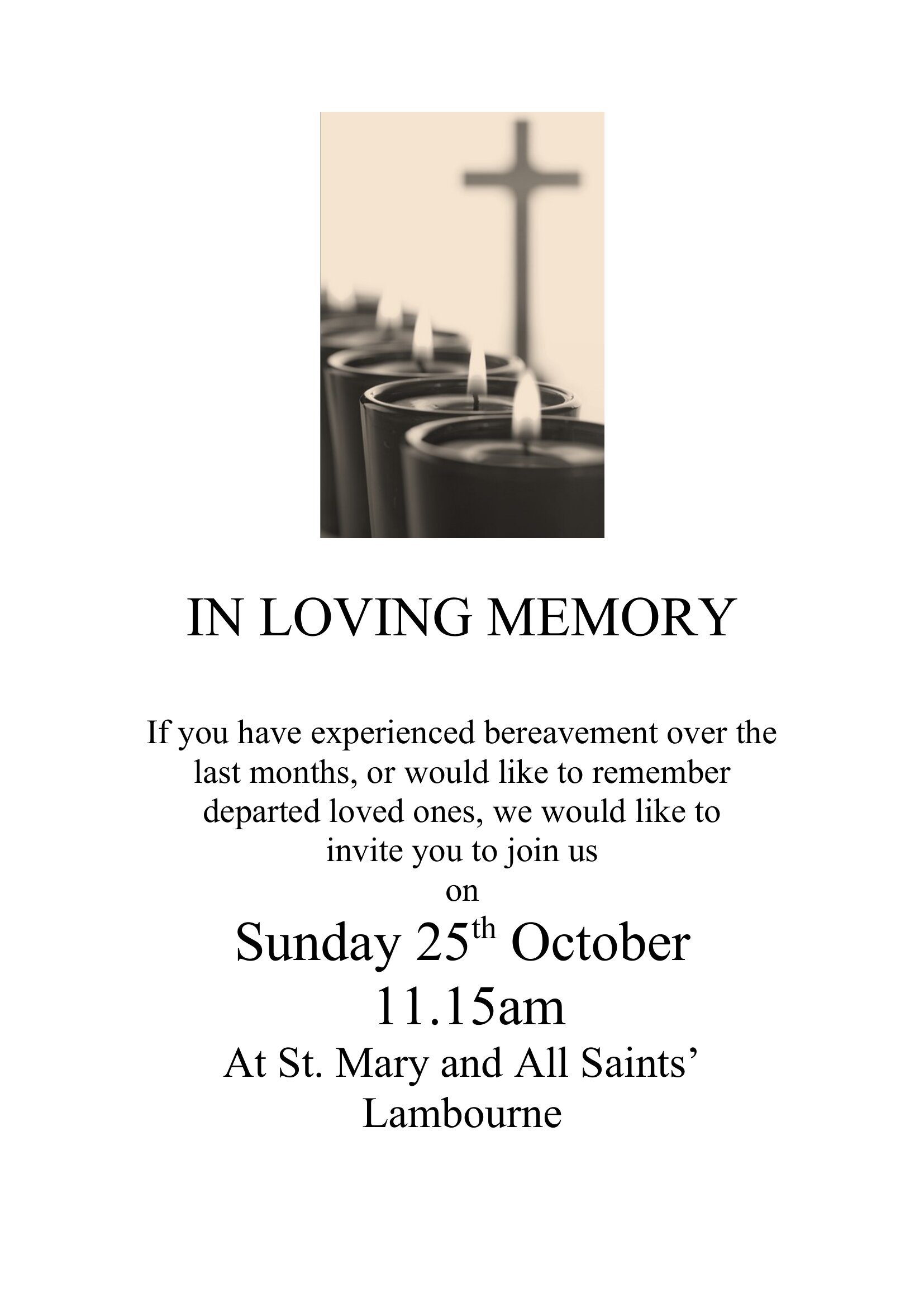 IN LOVING MEMORY